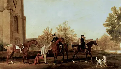 The Hunters Leave Southill George Stubbs